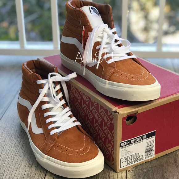 VANS SK8-HI Reissue Retro Sport Glazedginger Men’s - Picture 3 of 8